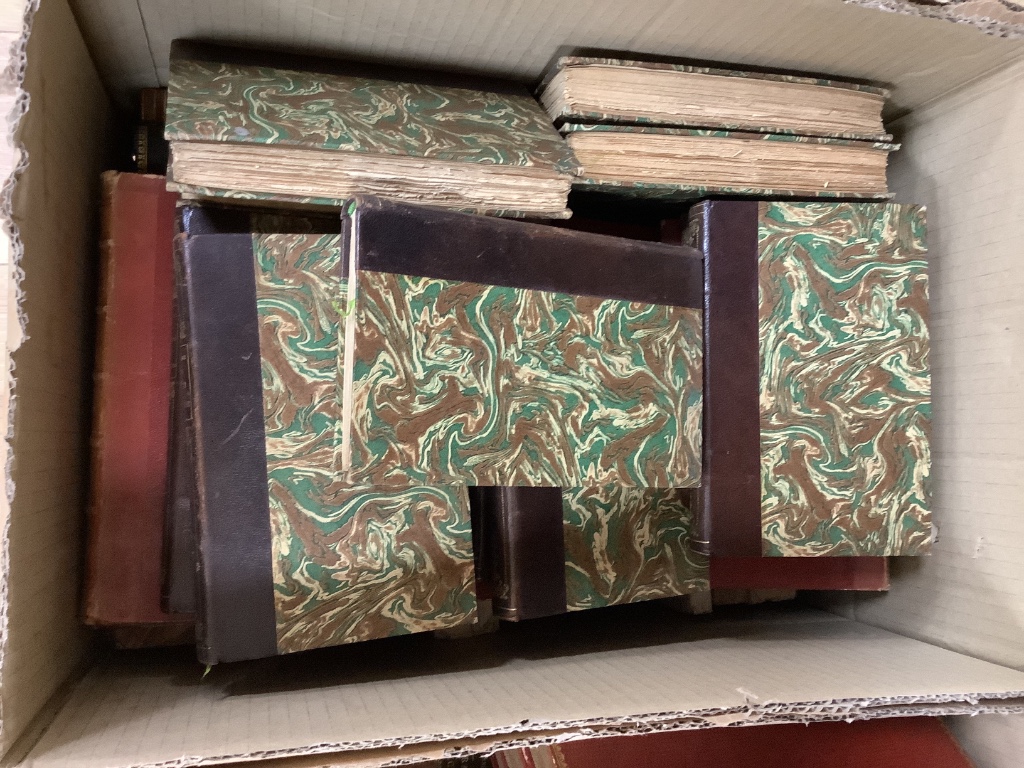 Assorted books to include French children's works, mixed literature, etc.